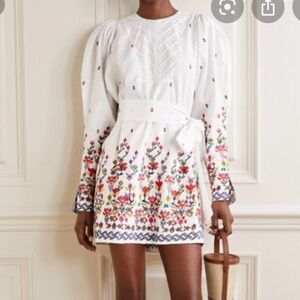 NWD Anthro Chufy Kenko Embroidered Dress XS